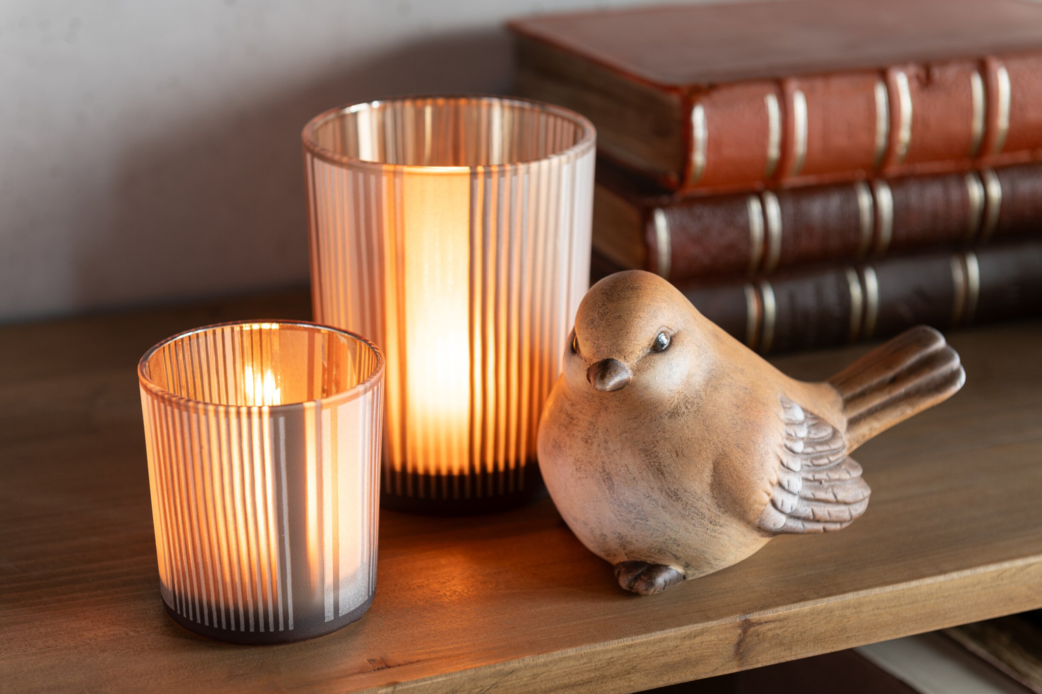 Decoratiefiguur Spa Porselein Bruin - Set van 2