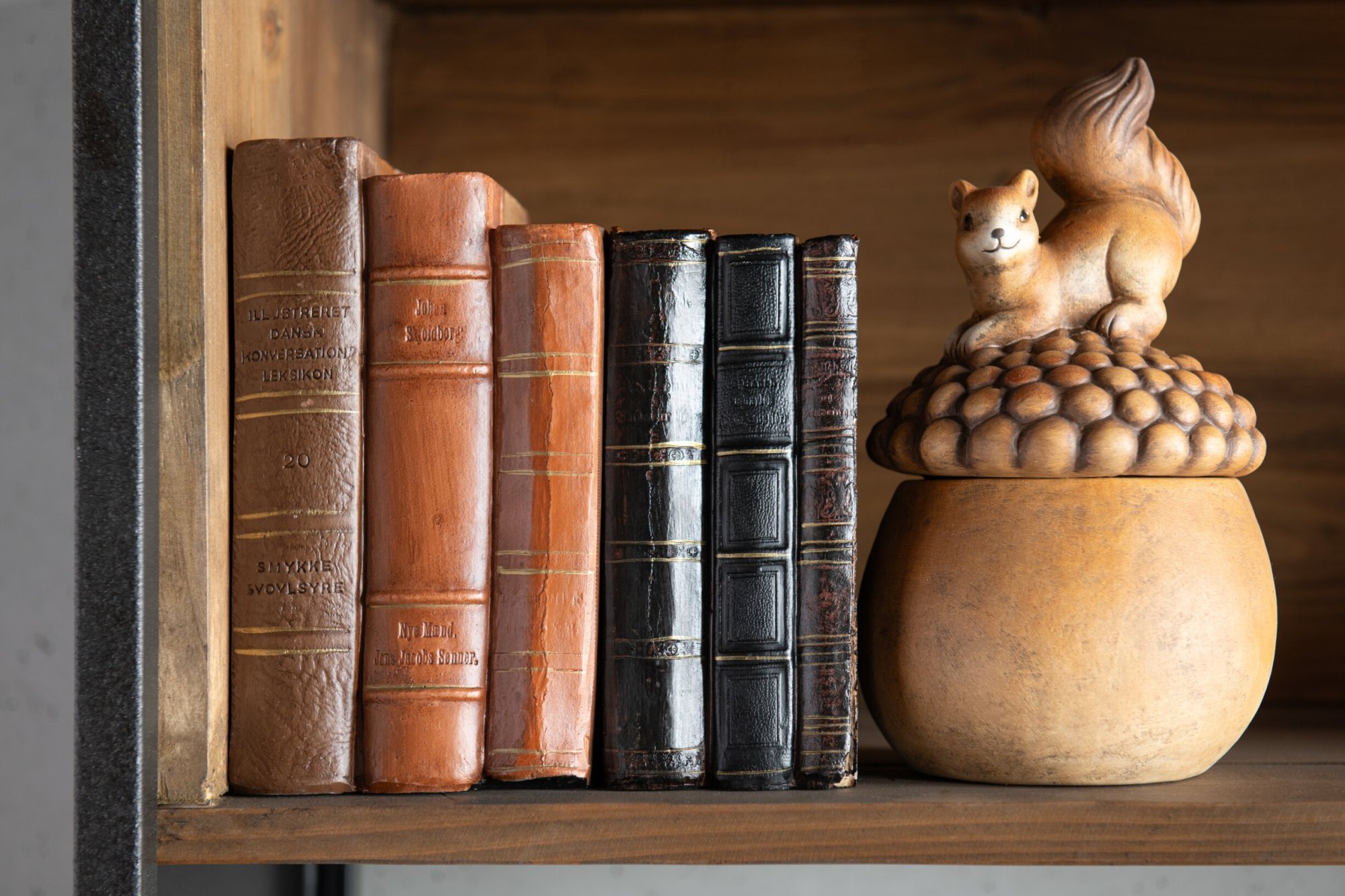 Decoratiefiguur Traurnira Porselein Bruin - Set van 2 - Afbeelding 2