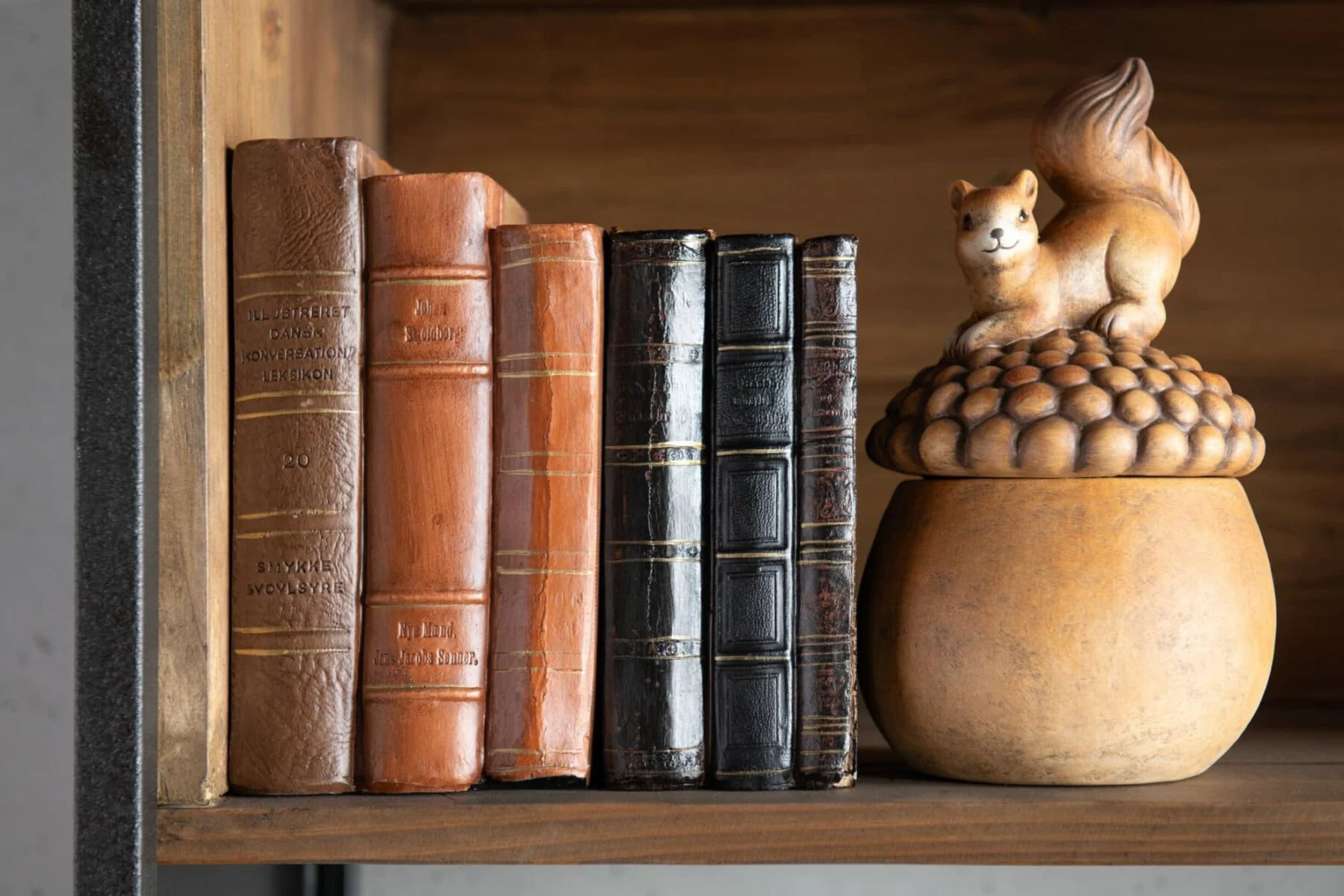 Decoratiefiguur Traurnira Porselein Bruin - Set van 2 - Afbeelding 2