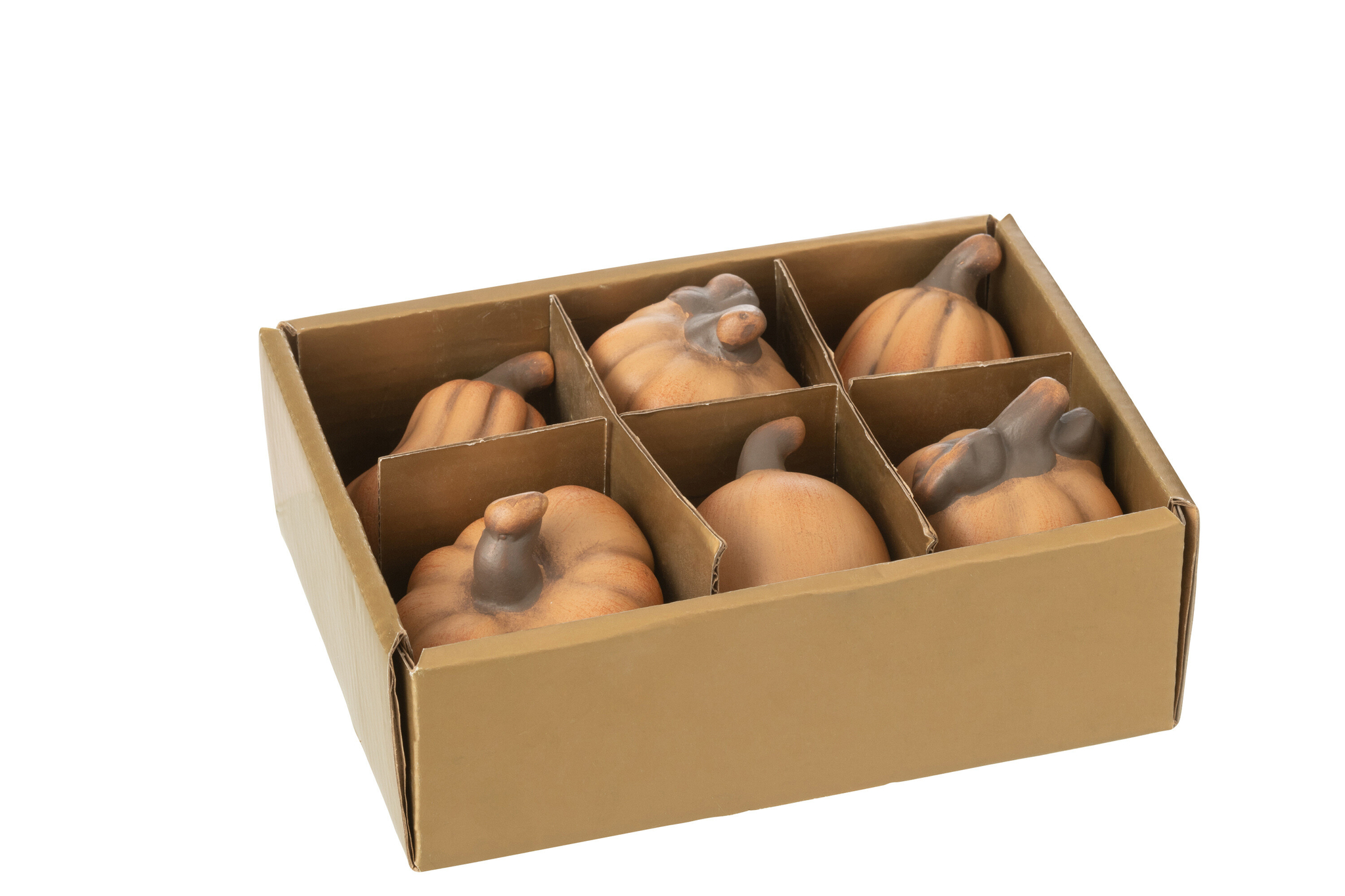 Opbergdoos Gusos Porselein Bruin - Afbeelding 2