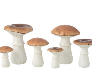Decoratiefiguur Peintero Porselein Bruin - Set van 2