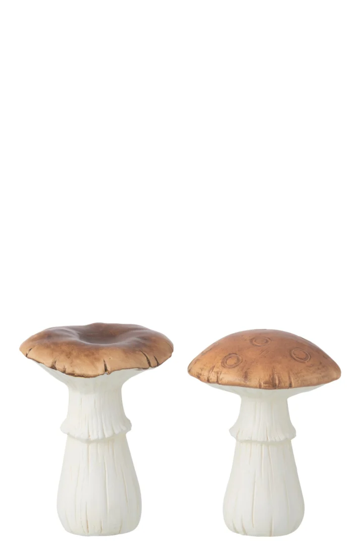 Decoratiefiguur Peintero Porselein Bruin - Set van 2 - Afbeelding 2