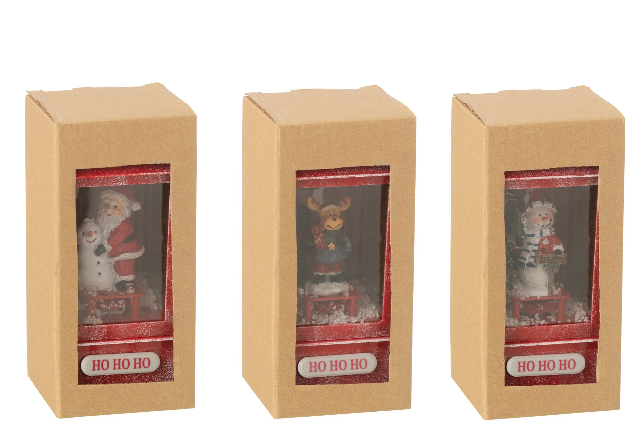 Windlicht Floormura Polyresin Meerkleurig H19 cm - Set van 3 - Afbeelding 2