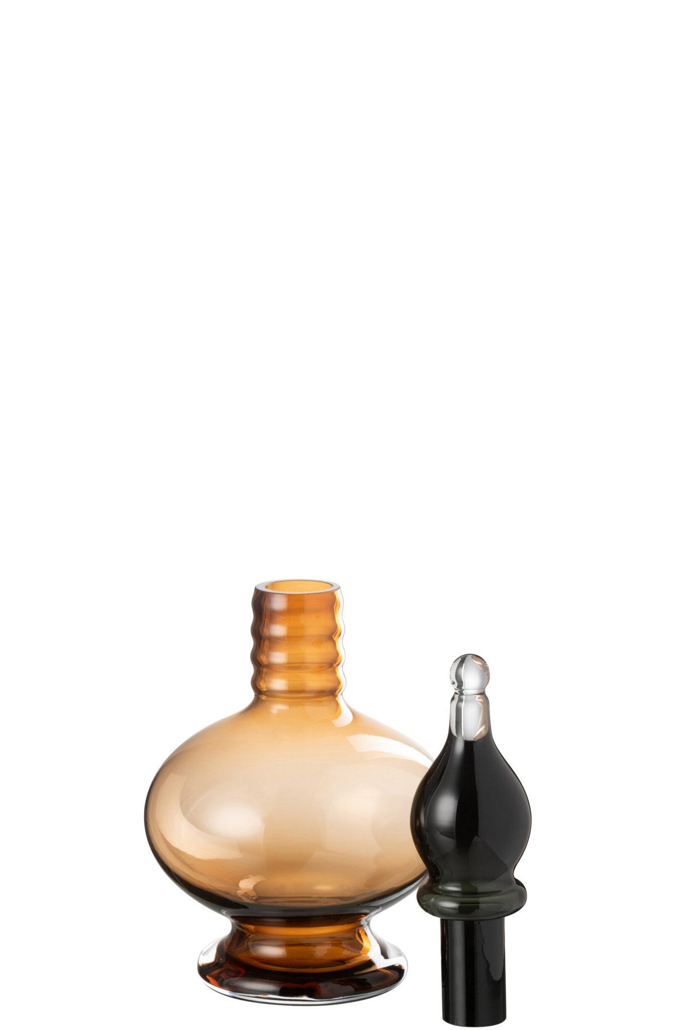 Vaas Roonnal Glas Bruin H38 cm