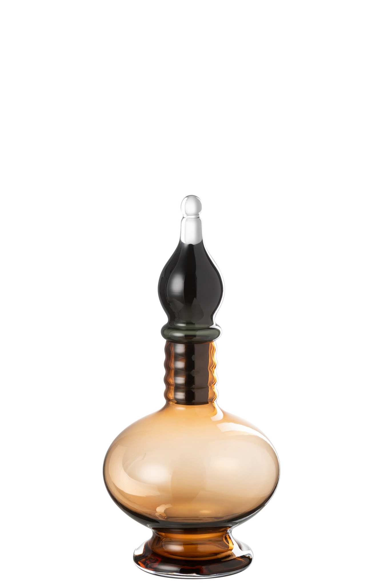 Vaas Roonnal Glas Bruin H38 cm - Afbeelding 2