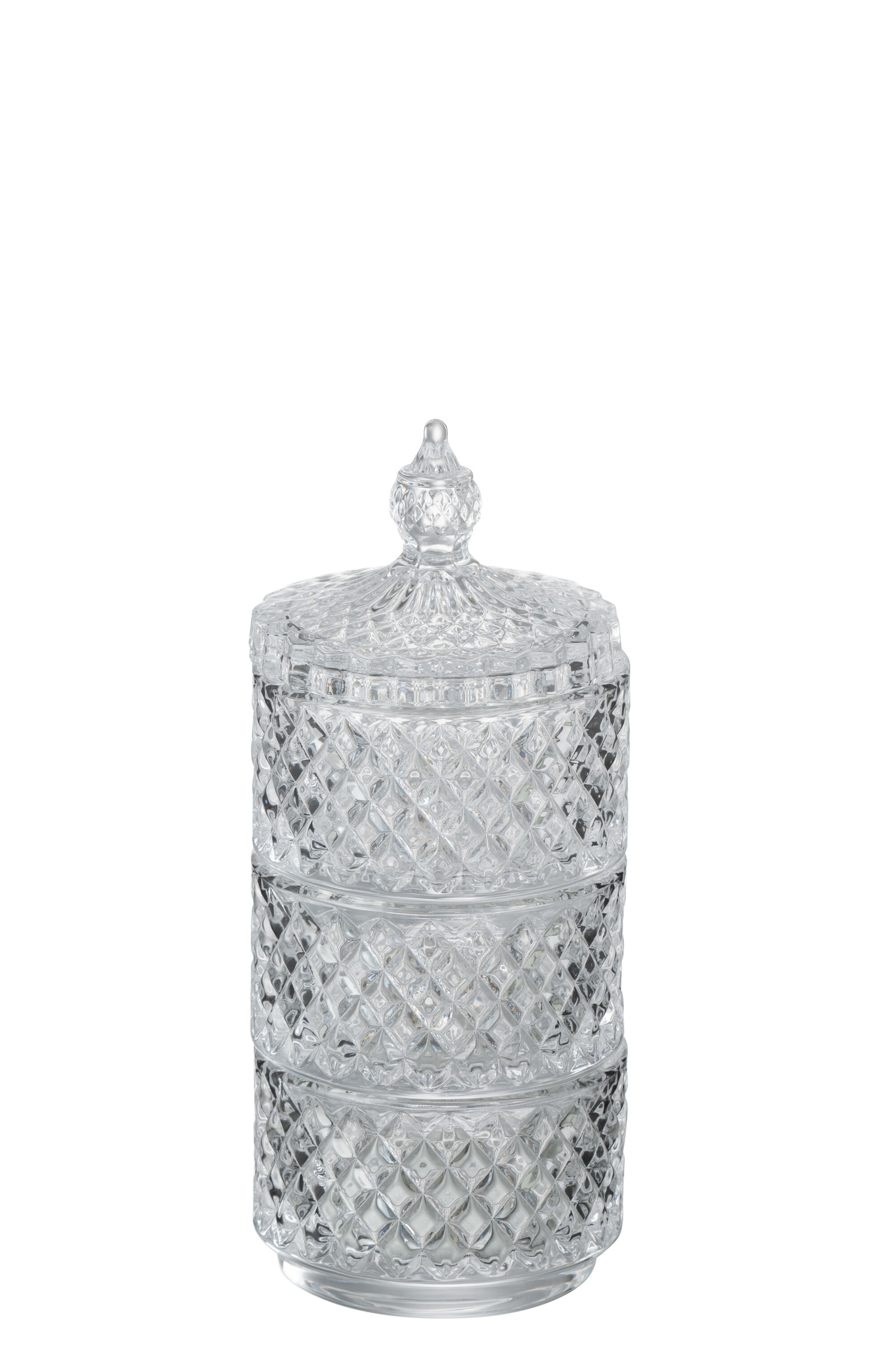 Pot Stiemal Glas Transparant H20 cm - Afbeelding 3