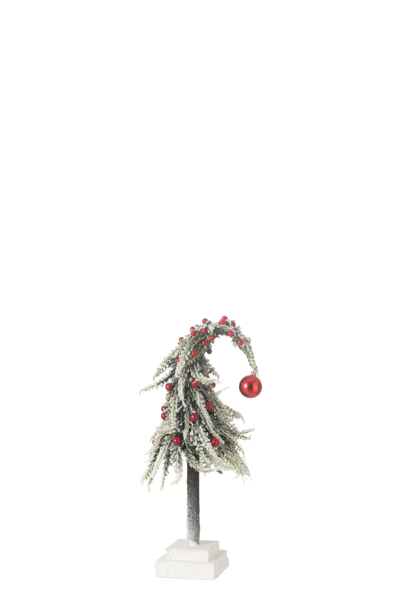 Kerstboom Tadona Kunststof Rood H45 cm