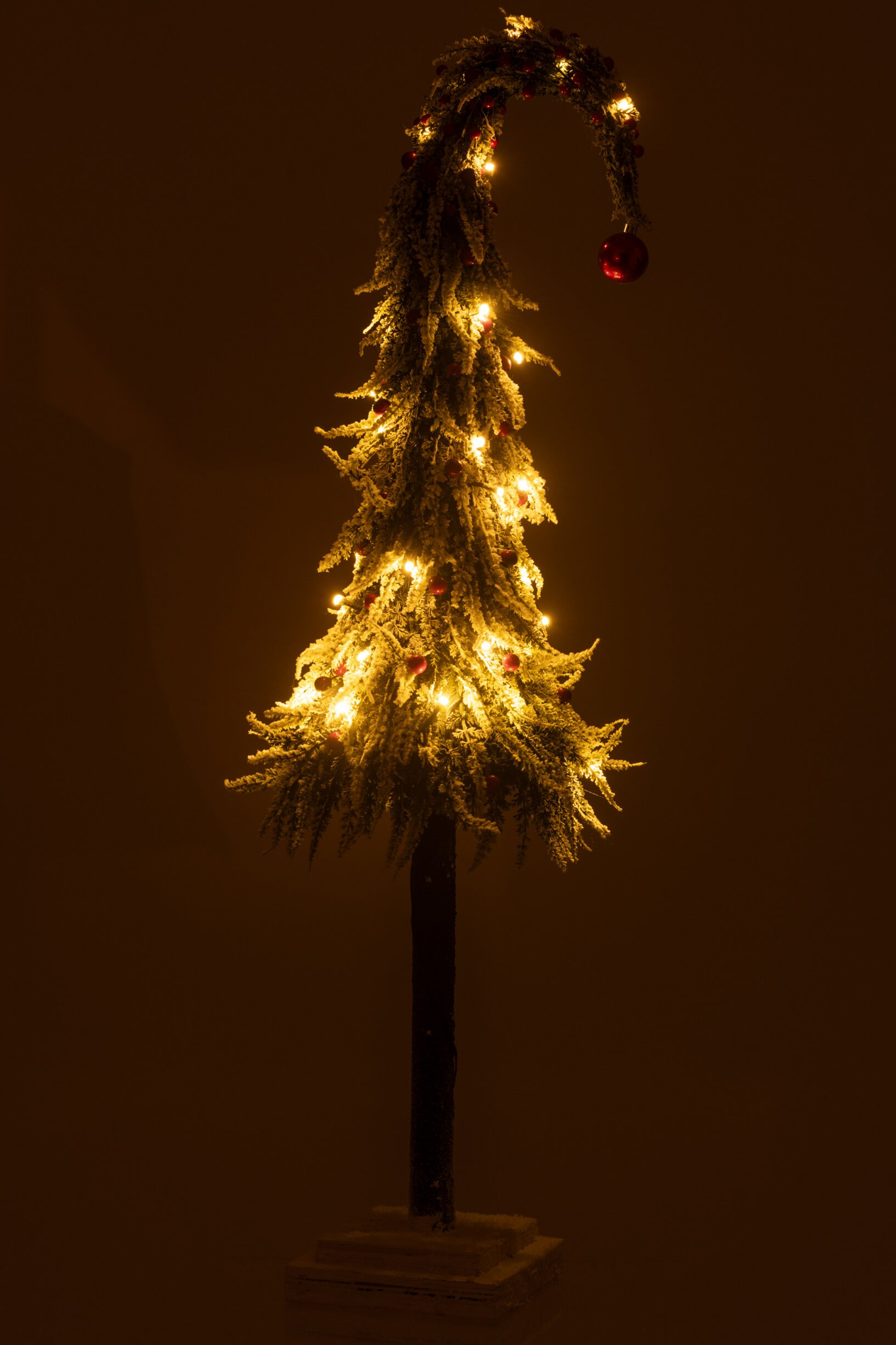 Kerstboom Preinar Kunststof Rood H100 cm - Afbeelding 2