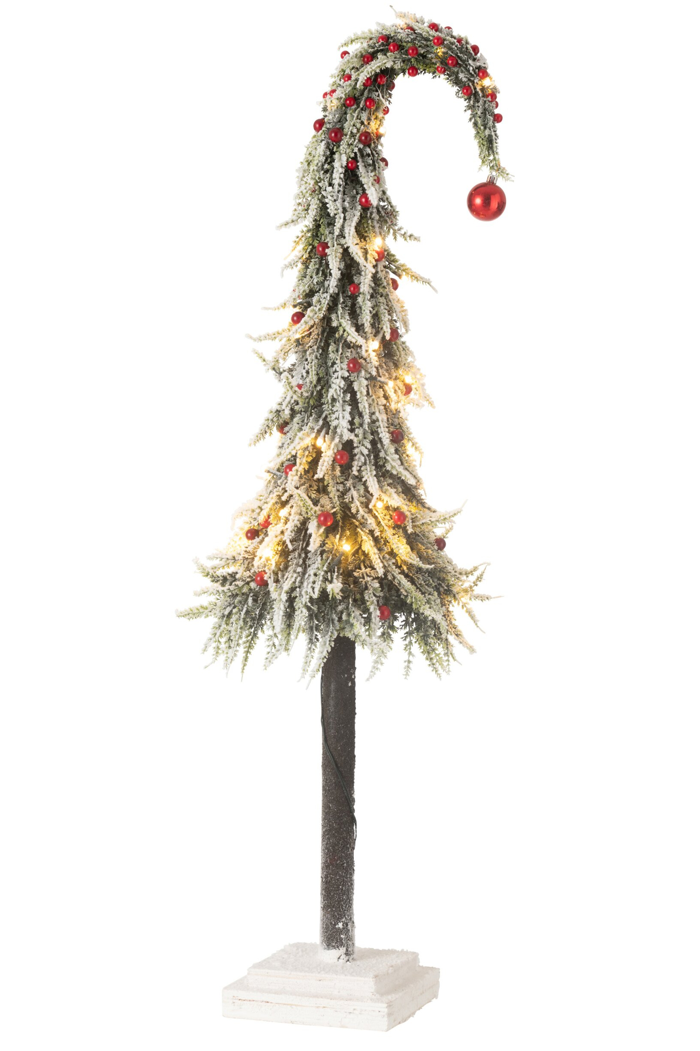 Kerstboom Preinar Kunststof Rood H100 cm - Afbeelding 6