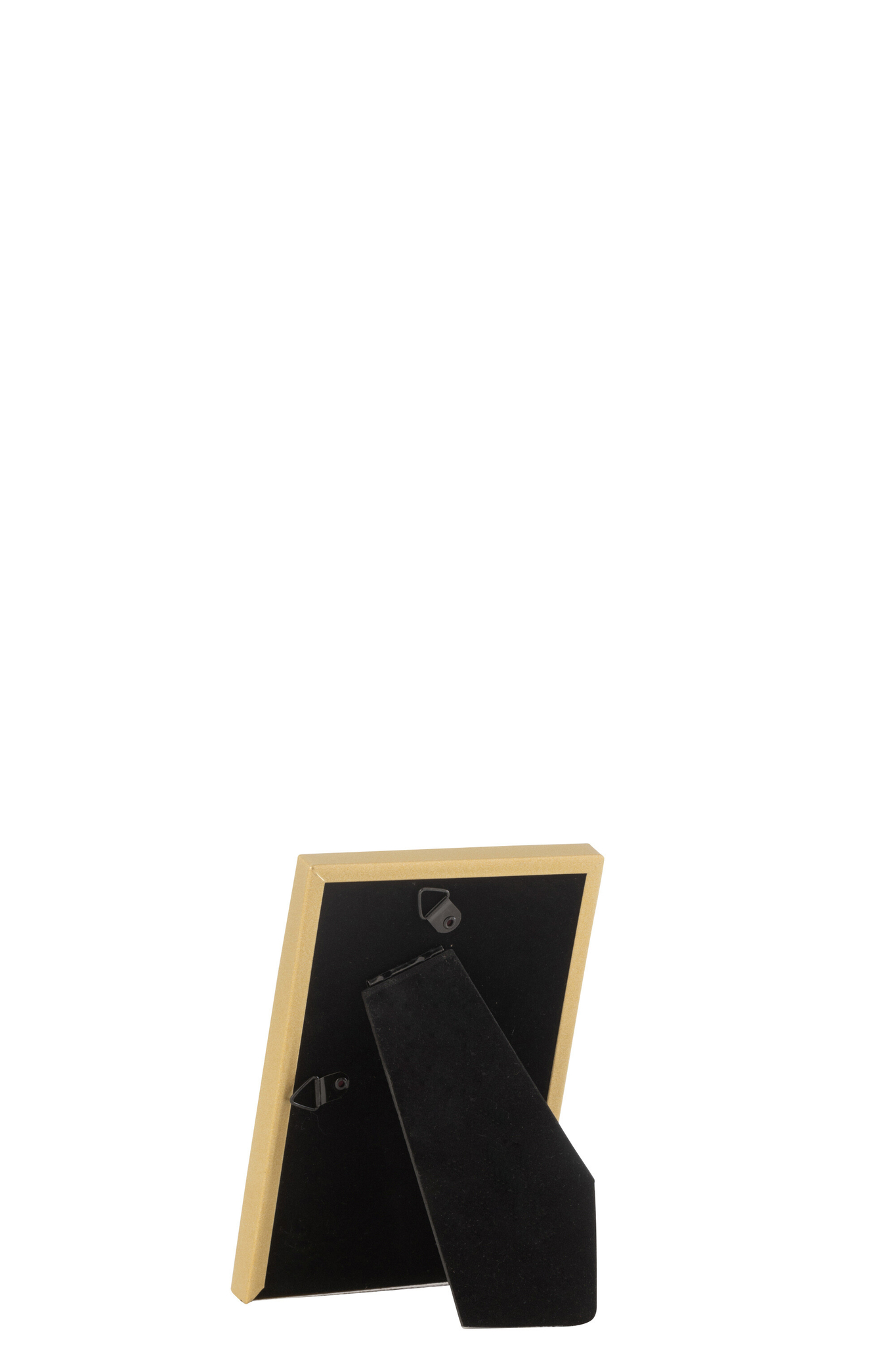 Fotolijst Greiskond Glas Goud, matte gouden rand met zwarte achterkant en standaard voor klein formaat foto’s