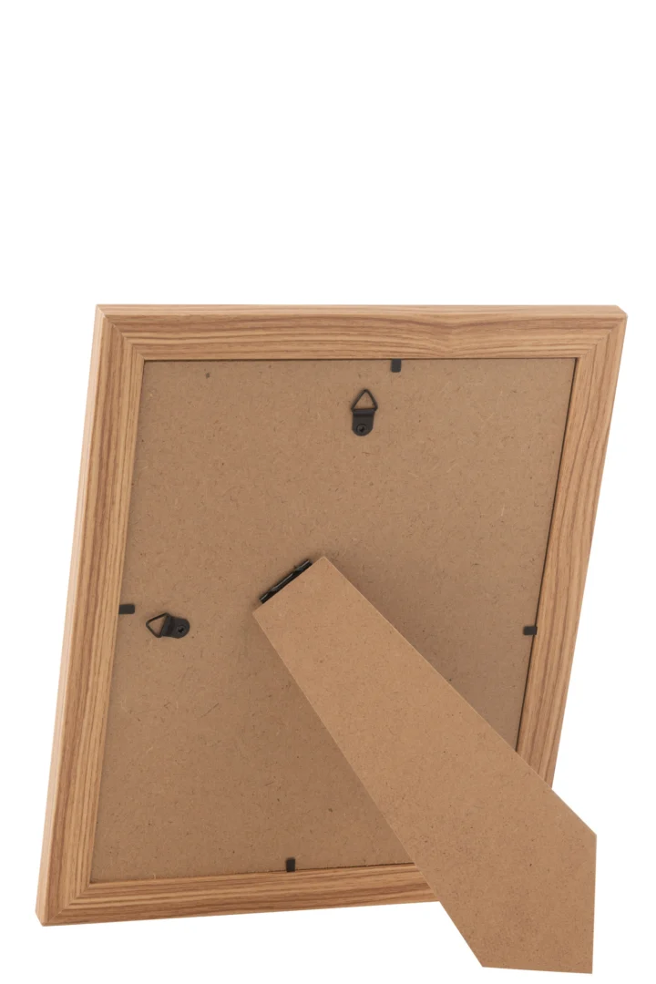 Fotolijst Talter MDF naturel met houtlook rand en achterzijde voor foto’s, kaarten of prints