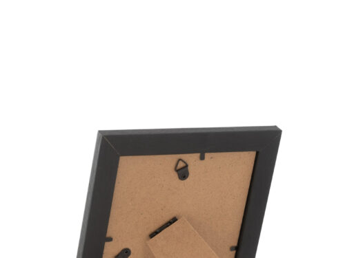Fotolijst Sassena MDF zwart, achterzijde met ophanghaak en steun, 17 x 22 cm