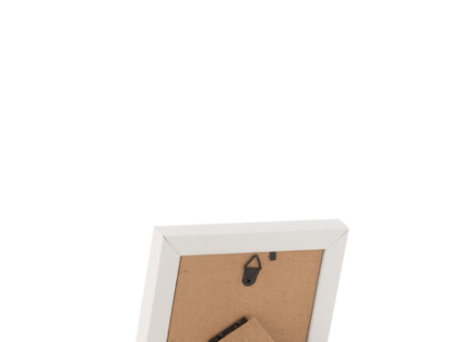 Fotolijst Chloe MDF naturel-wit 18x13 cm met glas en achterstandaard voor foto of kaartje
