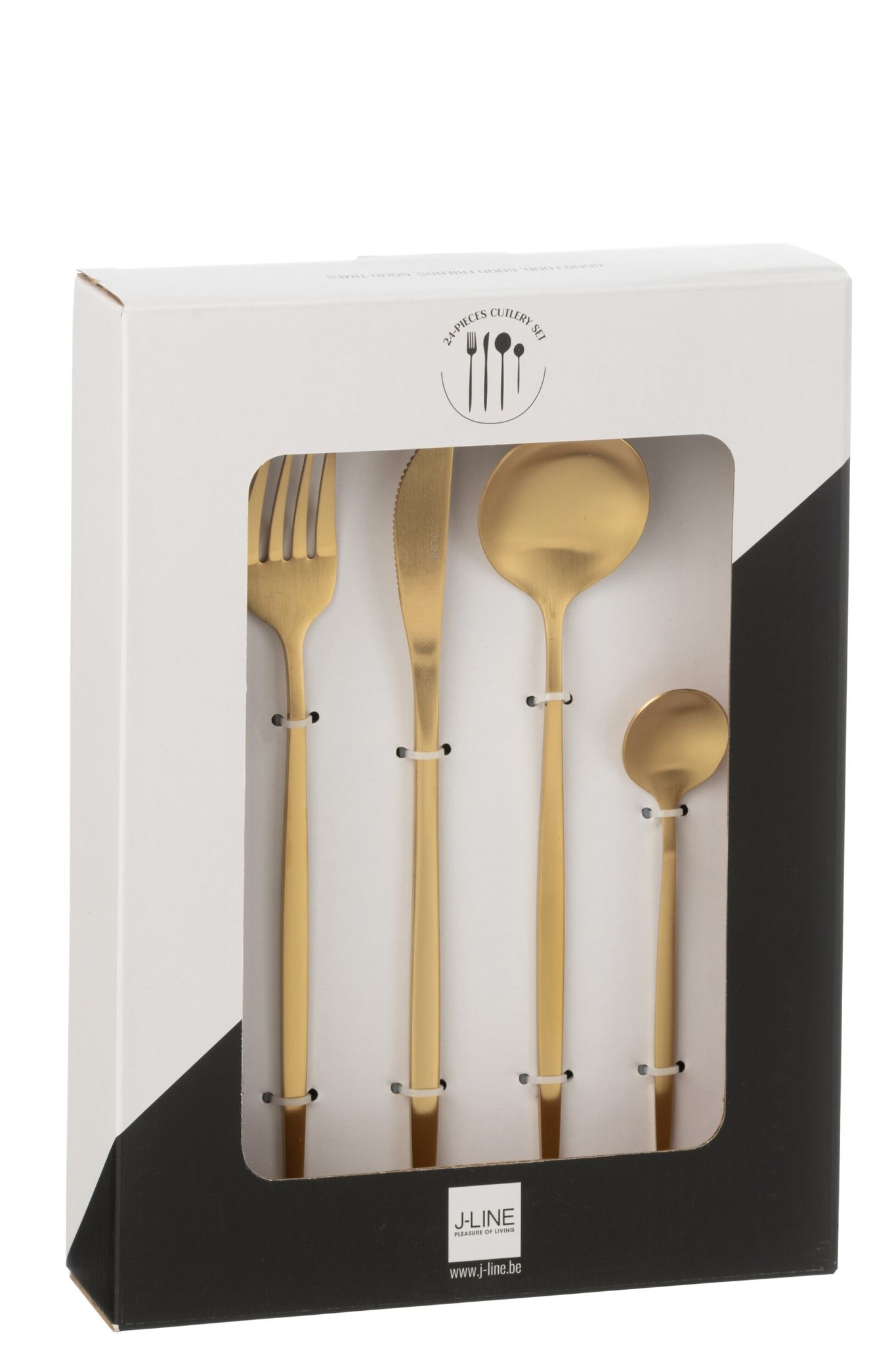 Opbergdoos Dulvesta Staal Goud - Set van 24