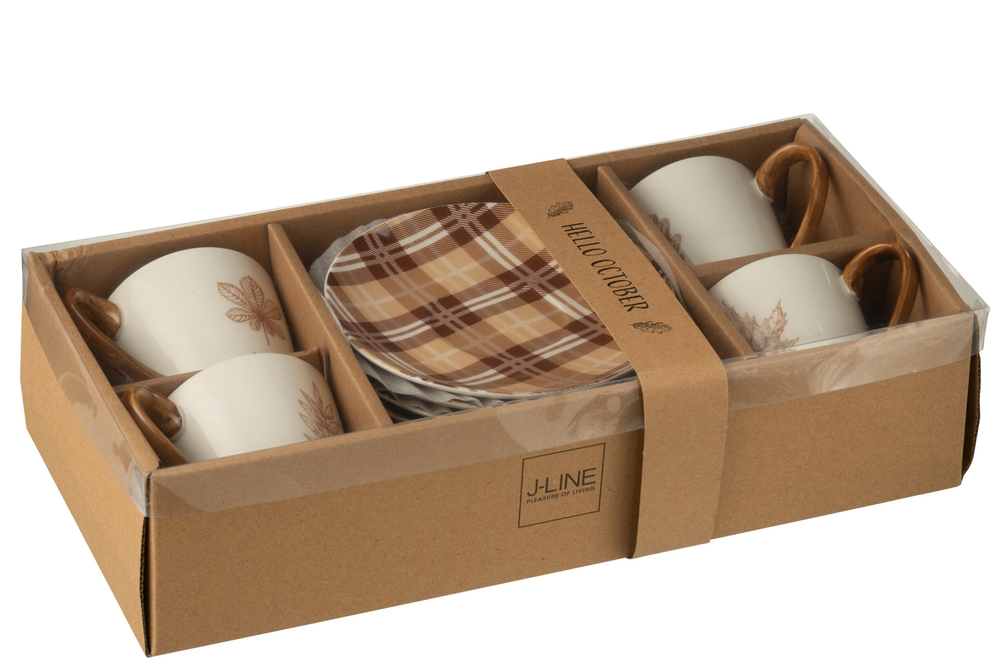Kopje Keltun Keramiek Bruin - Set van 4 - Afbeelding 2