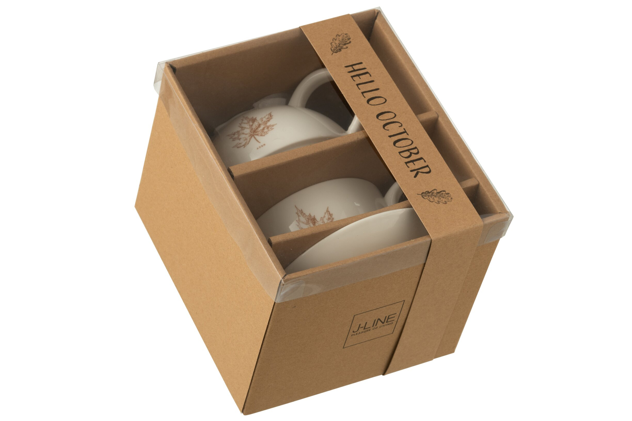 Vensterdoos Kleerdik Keramiek Bruin - Set van 2