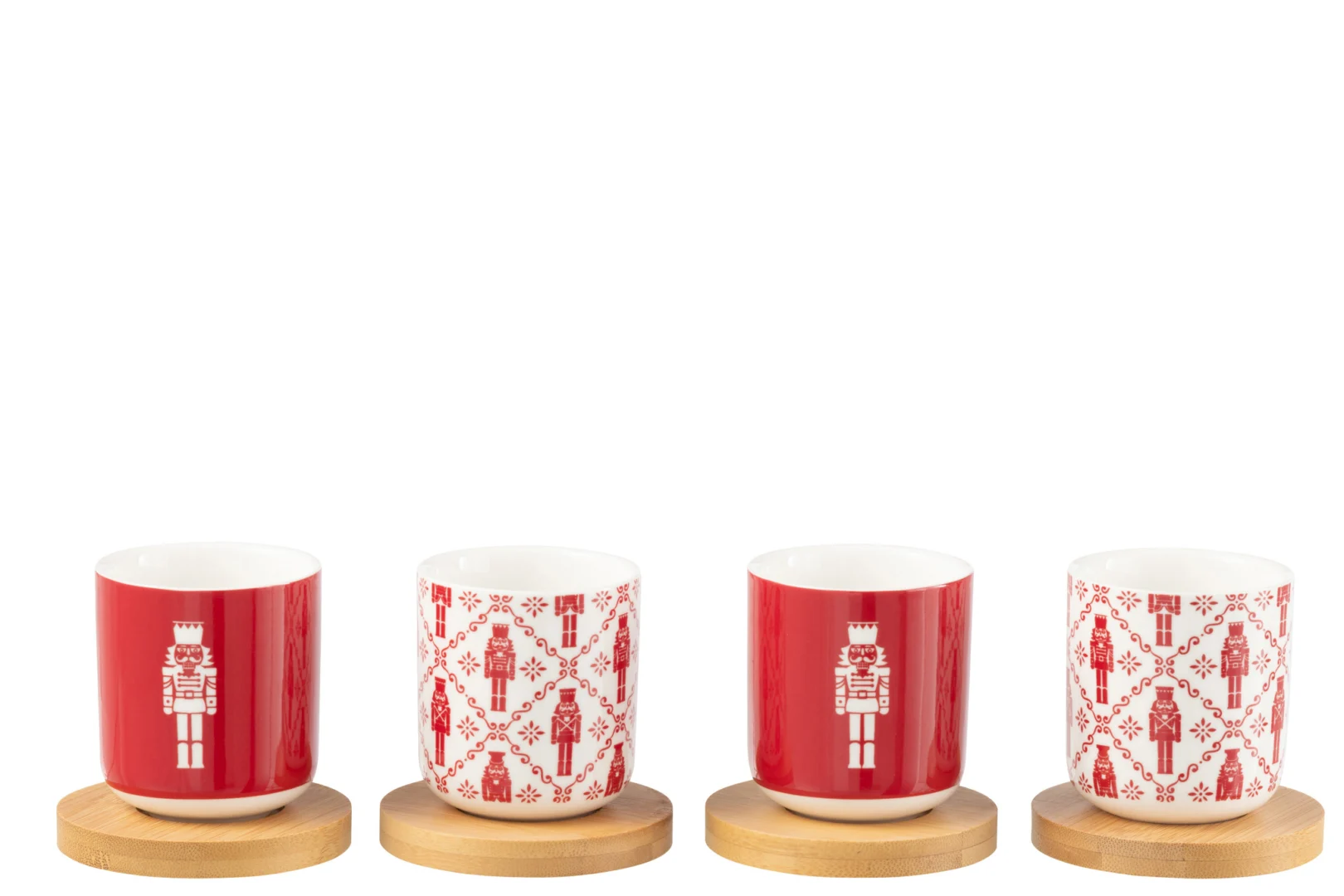 Opbergdoos Luta Keramiek Rood - Afbeelding 3
