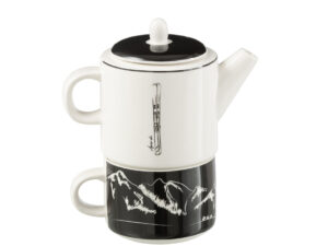 Theepot Flieltos Keramiek Zwart