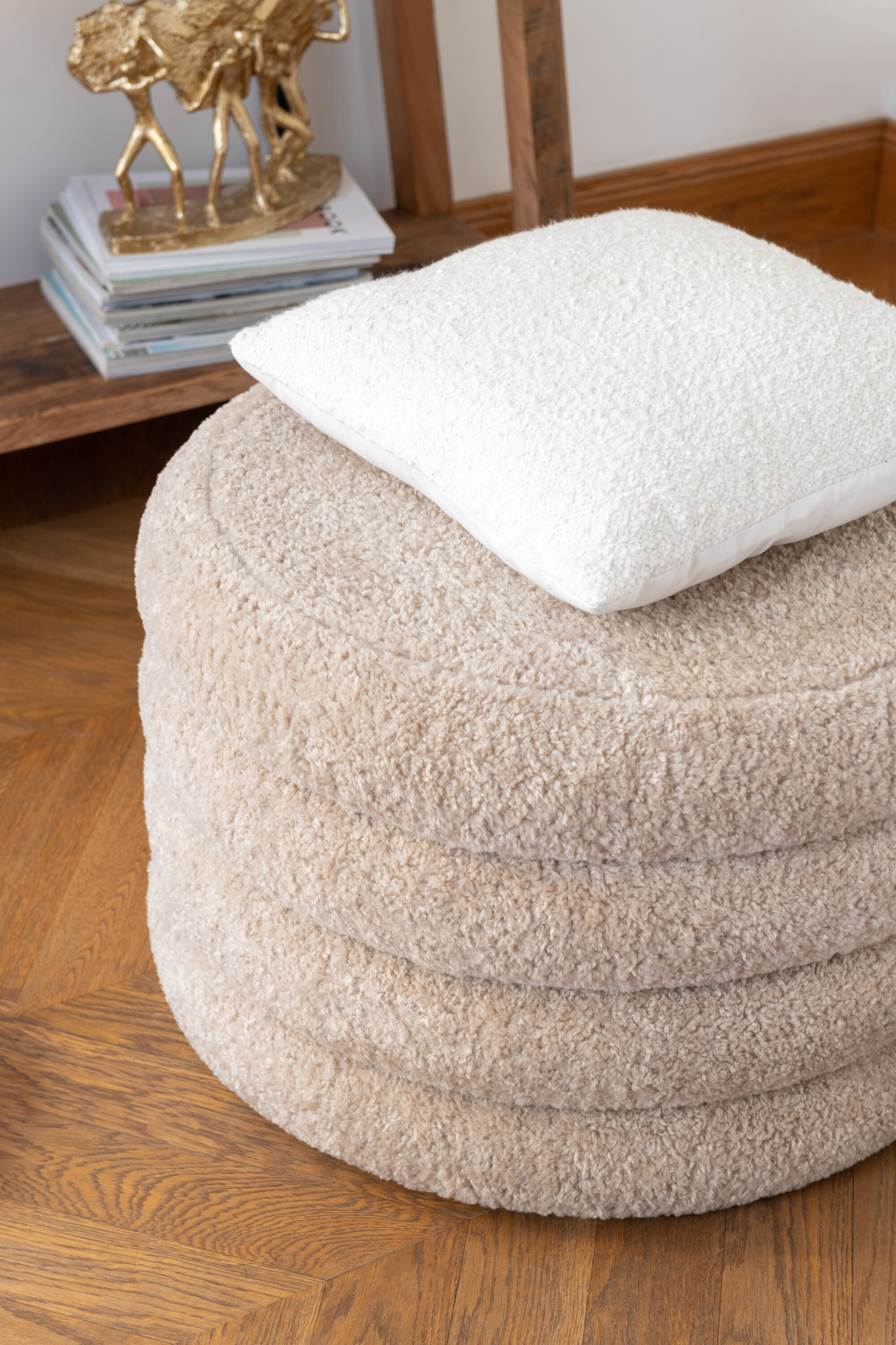 Kussen Priekaro Beige 45x45 cm - Set van 2 - Afbeelding 2