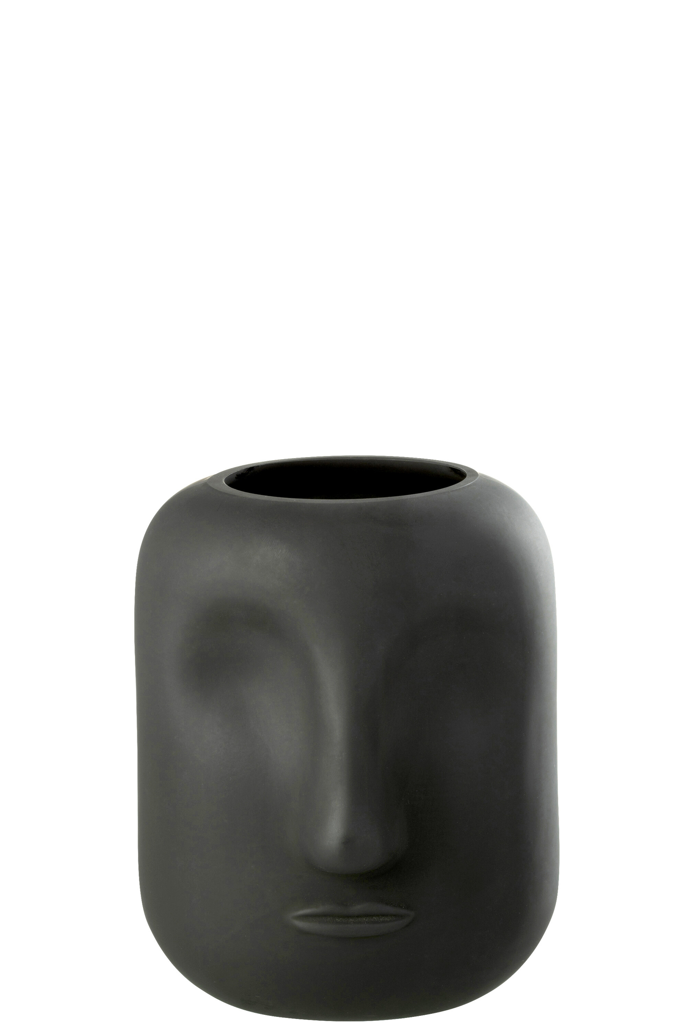 Vaas Pulvane Glas Zwart H20 cm