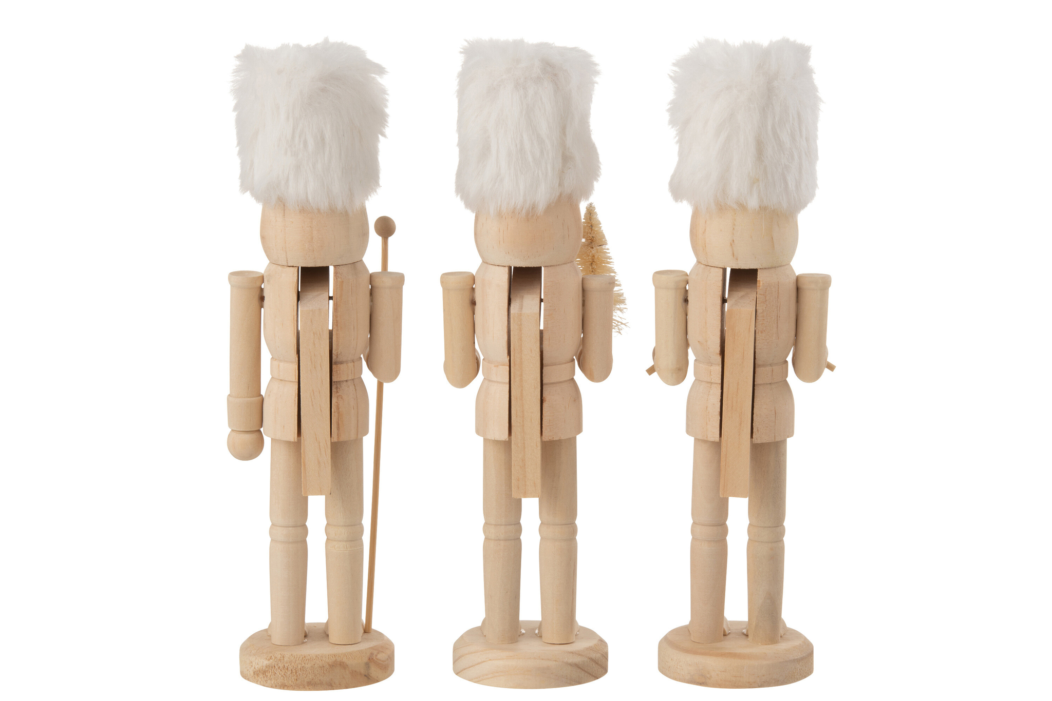 Notenkraker Kiemmar Hout Naturel - Set van 3