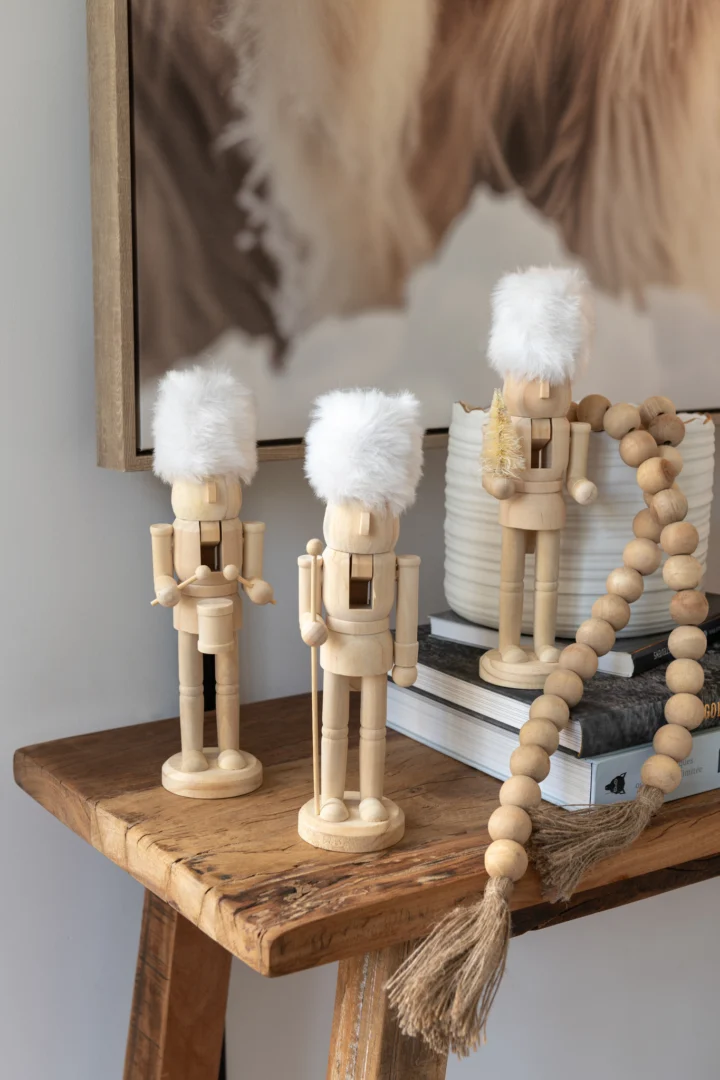 Notenkraker Kiemmar Hout Naturel - Set van 3 - Afbeelding 2
