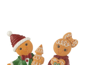 Beeld Stanse Meerkleurig H23 cm - Set van 2
