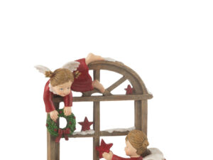 Decoratiefiguur Greessol Meerkleurig H20,5 cm