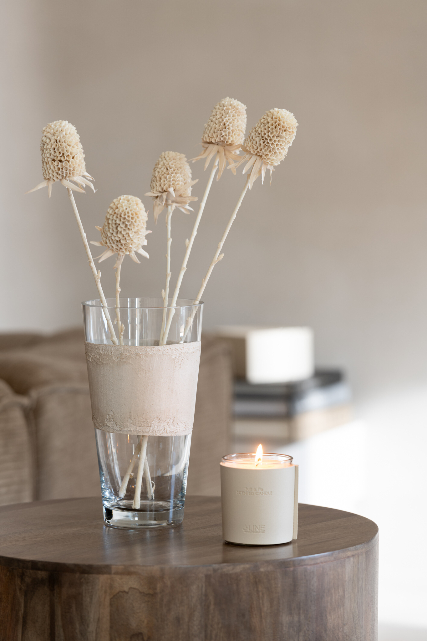 Geurkaars Boomesta Palmwas Beige - Afbeelding 4