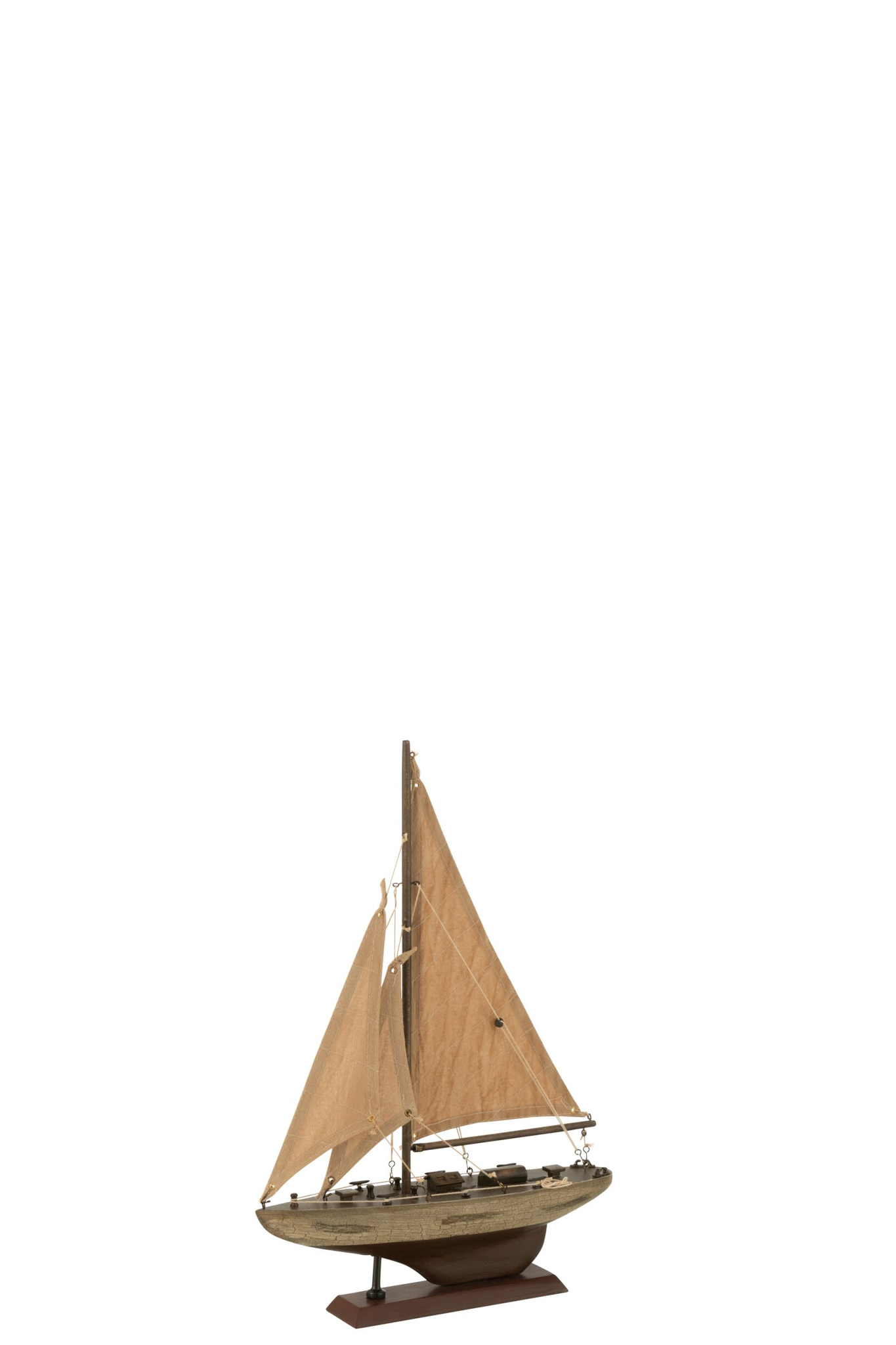 Modelschip Lieltal Hout Bruin