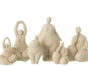Woonaccessoire Fatena Steen Beige - Set van 3