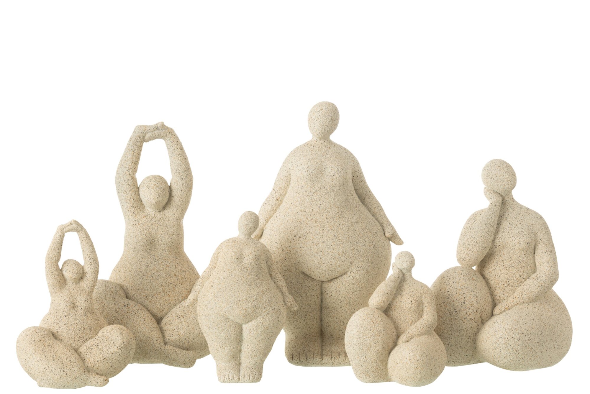 Woonaccessoire Fatena Steen Beige - Set van 3