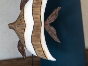 Decoratiefiguur Gessik Hout Meerkleurig H28,5 cm
