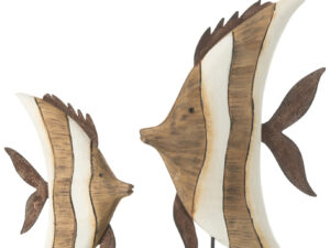 Decoratiefiguur Jelvine Hout Meerkleurig H38,5 cm