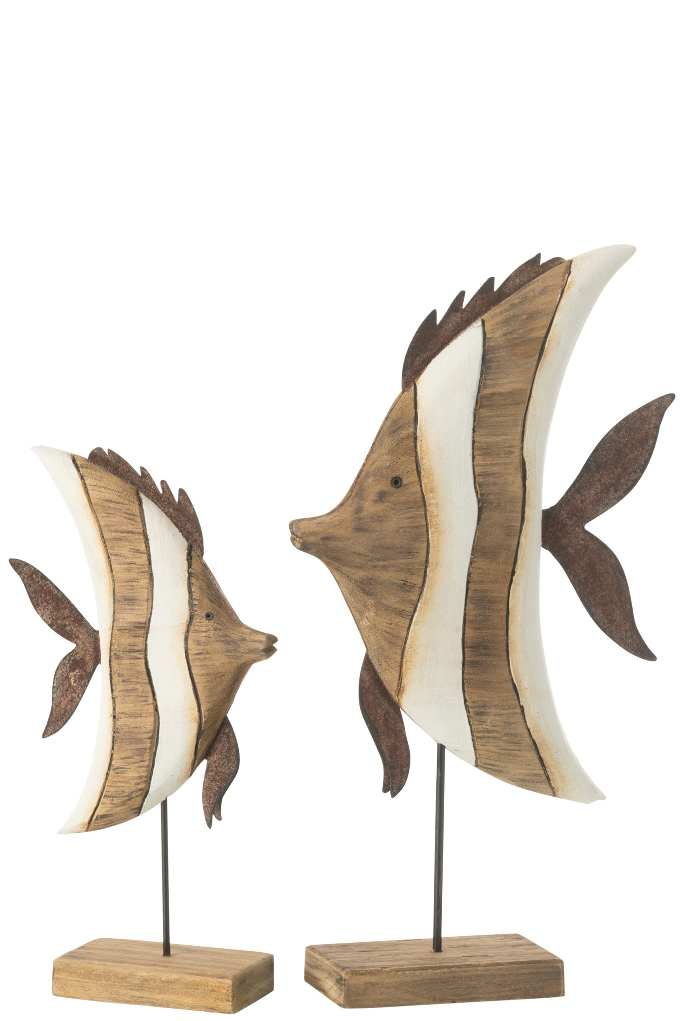 Decoratiefiguur Jelvine Hout Meerkleurig H38,5 cm