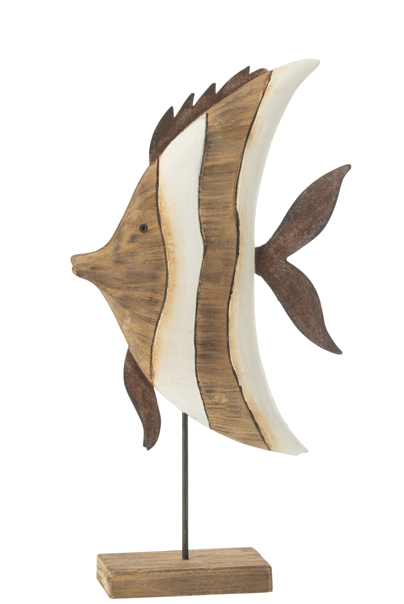 Decoratiefiguur Jelvine Hout Meerkleurig H38,5 cm - Afbeelding 2