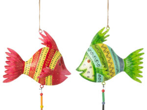 Decoratiehanger Hudona Metaal Meerkleurig - Set van 2
