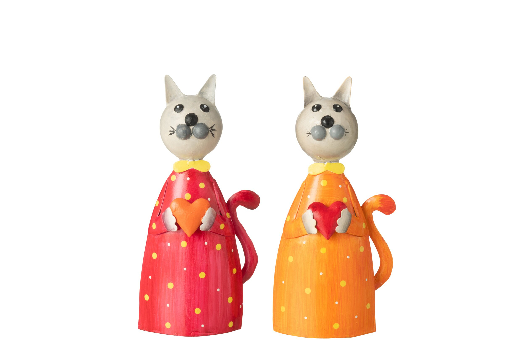 Decoratiefiguur Daarrira Metaal Meerkleurig - Set van 2