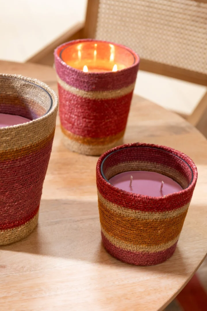 Geurkaars Ziskane Glas Meerkleurig - Afbeelding 2