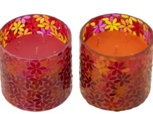 Geurkaars Prurnil Glas Meerkleurig - Set van 2