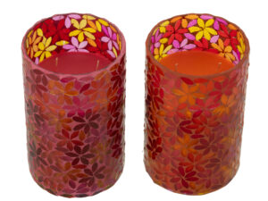 Geurkaars Betor Glas Meerkleurig - Set van 2