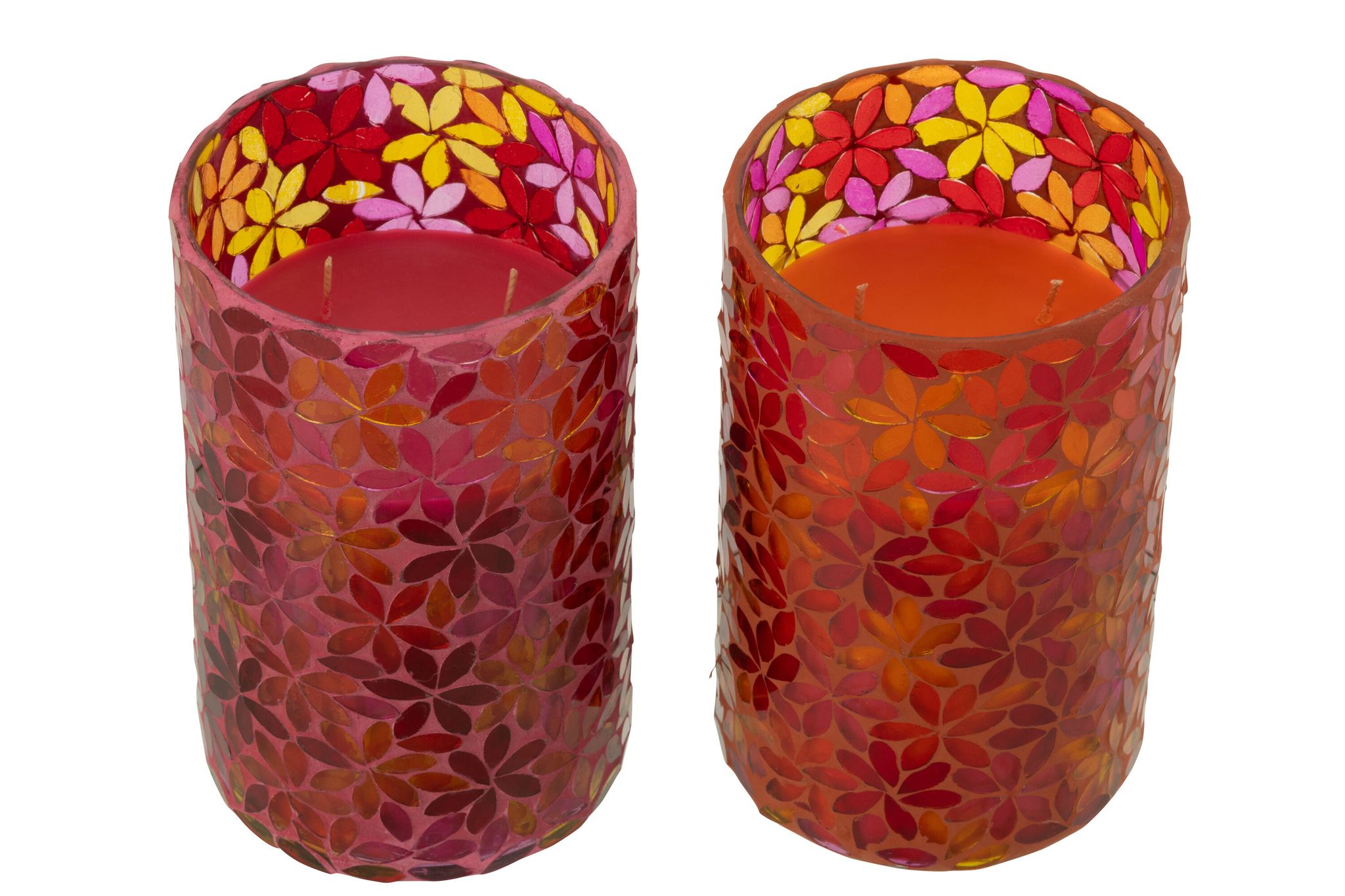 Geurkaars Betor Glas Meerkleurig - Set van 2