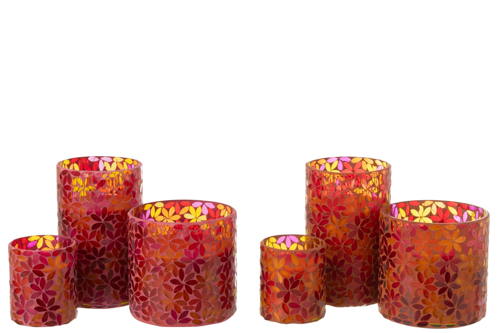 Geurkaars Betor Glas Meerkleurig - Set van 2 - Afbeelding 2