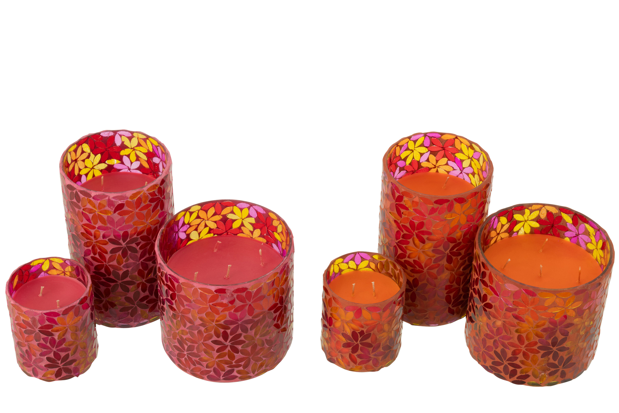 Geurkaars Betor Glas Meerkleurig - Set van 2 - Afbeelding 3