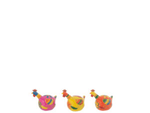 Decoratiefiguur Faultaro Steen Meerkleurig - Set van 3