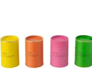 Geurkaars Lirnello Palmolie Meerkleurig - Set van 4