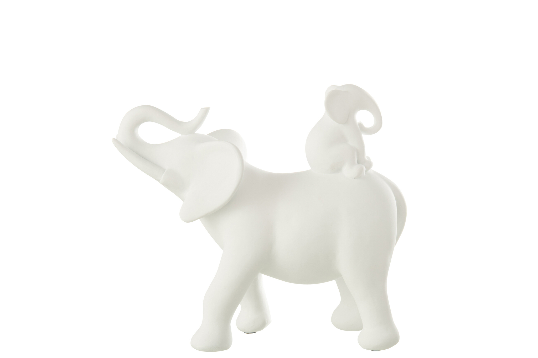 Decoratiefiguur Jerun Steen Wit H23,5 cm - Afbeelding 3