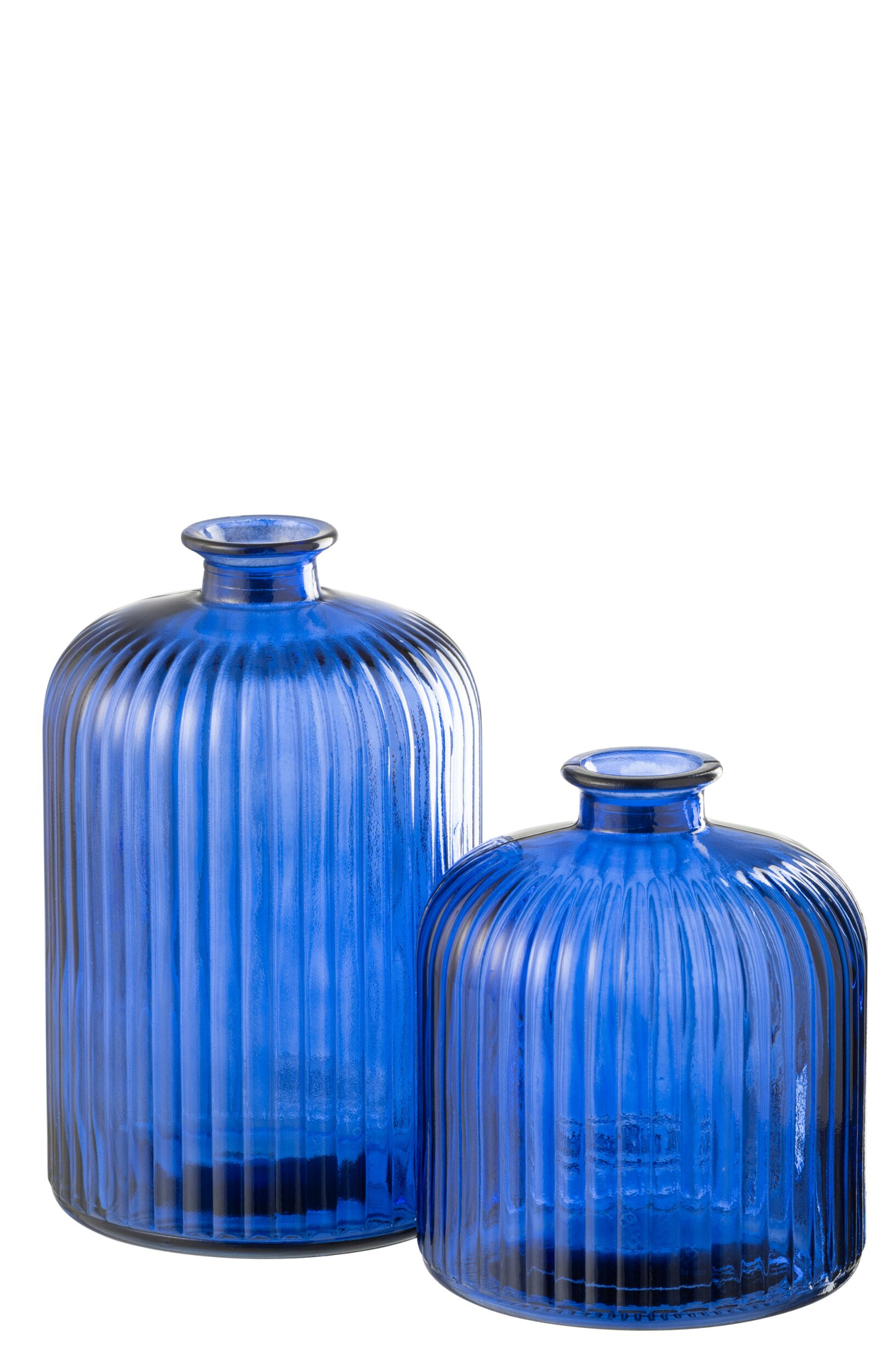 Vaas Hovea Glas Blauw H23 cm