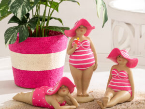 Woonaccessoire Geimmaro Polyresin Meerkleurig - Set van 3