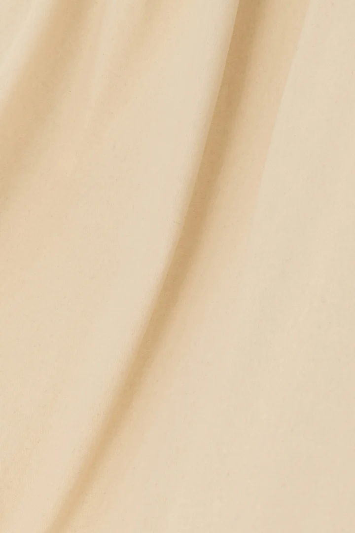 Hangmat Eisenstadt in lichtbeige katoenmix, zachte effen stof met stevige geweven structuur